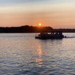 OC Bay Hopper cruising in Assateague during a beautiful sunset